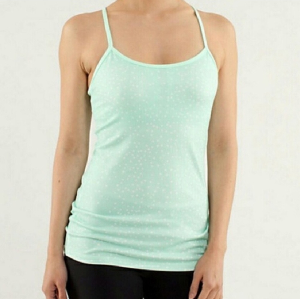 Lululemon Polkadot Power Y Tank